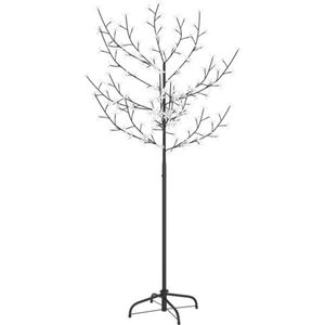 vidaXL-Kerstboom-120-LED's-blauw-licht-kersenbloesem-150-cm