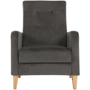 Stoel - Fauteuil - Lounge Stoel - Fauteuil Woonkamer - Gevoerde Zitting - Armleuningen - Hoge Rug.