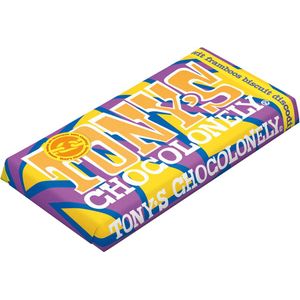 Tony's Chocolonely - Wit framboos biscuit discodip - 15x 180g