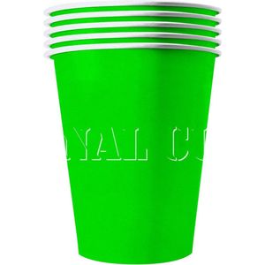 ORIGINAL CUP - 20 groene recyclebare bekers van karton 53 cl