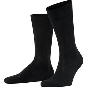 FALKE Sensitive London comfort band, geschikt voor diabetici duurzaam katoen sokken dames zwart - Maat 39-42