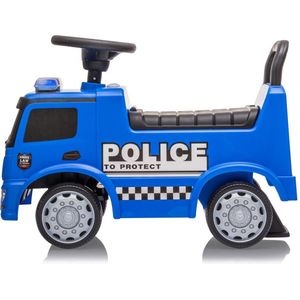 Jamara - Loopauto Politiewagen - Blauw - Kunststof