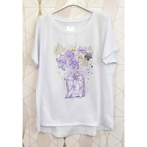 t-shirt, parfum, lila, one size