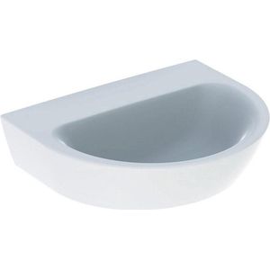 Geberit Renova wastafel 55 cm zonder kraangat zonder overloop, wit
