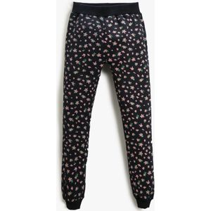 Koton Normaal Jogger Jogger-joggingbroek met print en elastische taille