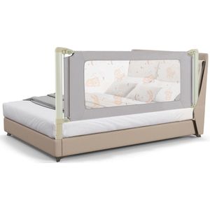 SureDeal® - Bed in Bed - Bedhekje - Babybed - 200 cm - Wasbaar - Grijs - Bed - Box - Slaapkamer