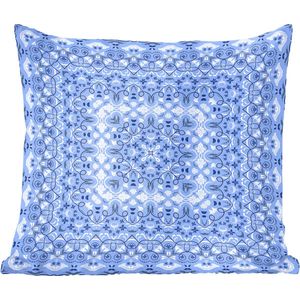 Sierkussens - Kussentjes Woonkamer - 40x40 cm - Perzisch Tapijt - Patronen - Blauw