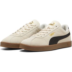 PUMA Puma Club II Unisex Sneakers - Alpine Snow-PUMA Black-PUMA Gold