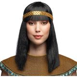 Boland - Pruik Cleopatra Zwart - Steil - Halflang - Vrouwen - Egyptenaar - Egypte