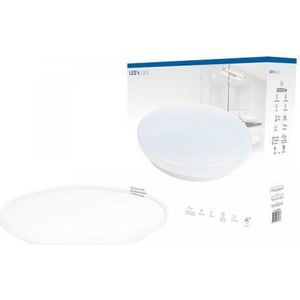 LED's Light Universele Plafondlamp 1600 - Geschikt voor badkamer IP44 - Warm wit (3000K) - 37 cm