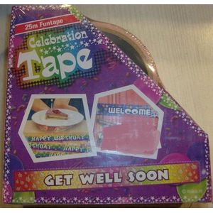 Funtape get well soon - afzetlint beterschap - 25m