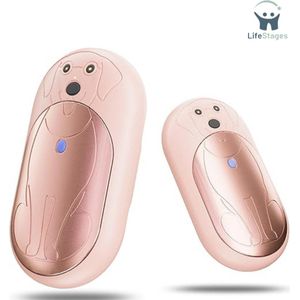 LifeStages - Handwarmers Herbruikbaar - USB Handwarmer Oplaadbaar Cadeau Voor Mannen En Vrouwen 6000mAh - Roze - Zwart - Groener