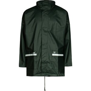Lyngsøe Rainwear Microflex groene regenjas met reflectie XL
