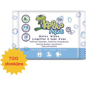 Kandoo Aqua - Billendoekjes - 100% Doorspoelbaar - 720 Babydoekjes