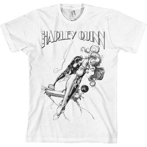 DC Comics Batman Heren Tshirt -L- Harley Quinn Sways Wit
