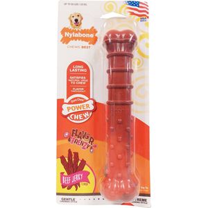 Nylabone Textured Dura Chew Beef Jerkey Voor Harde Bijters