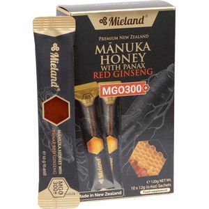 Manuka Honing MGO 300+ met Rode Panax Ginseng, 120 gram