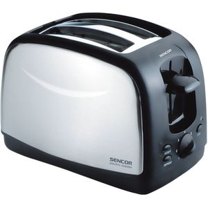 Sencor STS 2651 - broodrooster - elektronische timer - broodkruimellade - 850W - zilver/zwart