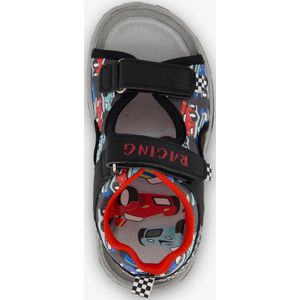 Blue Box jongens sandalen met race auto zwart - Maat 25