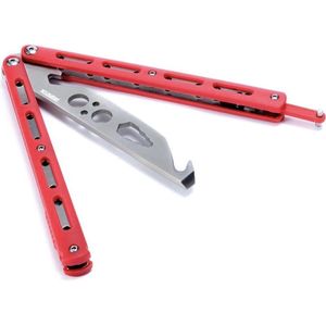 Bieropener - Multi tool - Fidget spinner - Bar hulp / Flessen opener / Vlinder trainer - Rood