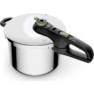 Tefal - Snelkookpan - 6 Liter - Pressure Cooker - Geschikt Voor Alle Warmtebronnen - RVS