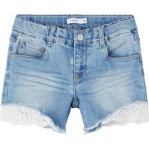 NAME IT NKFSALLI SLIM DNM SHORTS 5372-HA NOOS Meisjes Broek - Maat 140