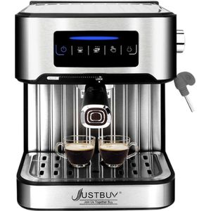 Leonova® - koffiezetapparaat - koffiemachines - espressomachine - lcd scherm - 27x23x29 cm - met melkschuimer - meerdere soorten koffie