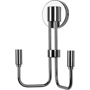 Lindby - wandlamp - 2lichts - IJzer - H: 35 cm - E14 - brons
