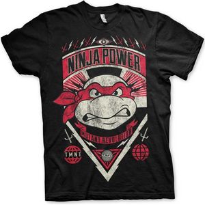 Teenage Mutant Ninja Turtles Heren Tshirt -XL- Ninja Power Zwart