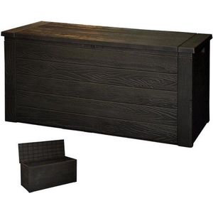 Relaxwonen Kussenbox - Waterdicht - Zwart - 120x46x58 cm