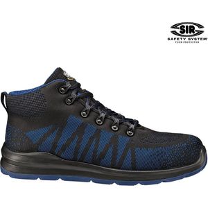 SIR SAFETY CHAMPION FOBIA Veiligheidsschoenen S3 HEREN Werkschoen Zwart Blauw - Fiberglas Neus en Composiet Tussenzool - Antislip SRC - Ademend