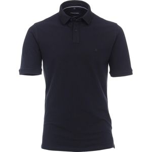 CASA MODA comfort fit poloshirt - stretch - marine blauw - Maat: 3XL