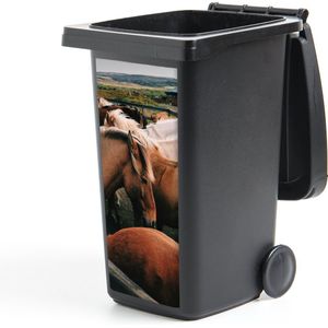 Container sticker Paarden - Dieren - Wild - 44x98 cm - Kliko sticker