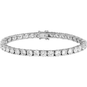 Juwelier Zwartevalk ZILVEREN (GERHODINEERD) TENNIS ARMBAND 23.316/20 cm-