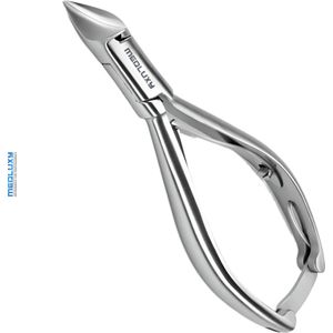 MEDLUXY® Diabetes Semi Pro - Nageltang - Koptang - Bek Rond 'Full Moon' - 14 cm - 15 mm (Kopknipper, Dwarssnittang, Nagelknipper, Geschikt voor diabetici ) [D-168]
