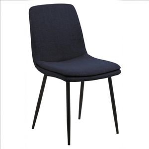 Giga Living - Becky - Eetkamerstoel - Donkerblauw - Set van 4