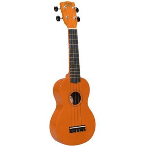 Ukelele Sopraan Korala UKS-30-OR Oranje incl. tas