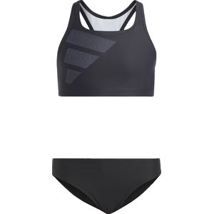 Adidas big bars logo bikini in de kleur zwart.