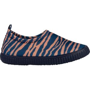 Swim Essentials Antislip Waterschoenen Kinderen - Blauw Oranje Zebra - Maat 24 - Valt 1 maat kleiner