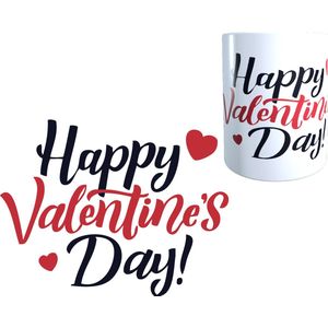 Happy valentine's day mok - valentijn - liefde- love - valentijn cadeautje voor hem