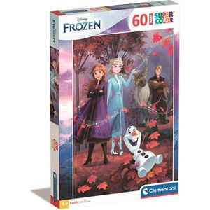 Clementoni - Puzzel 60 Stukjes Maxi Frozen, Kinderpuzzels, 4-6 jaar, 26474