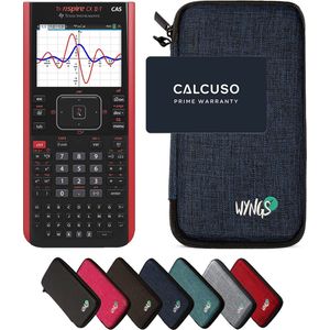 CALCUSO Basispakket blauw met Grafische Rekenmachine TI Nspire CX II-T CAS