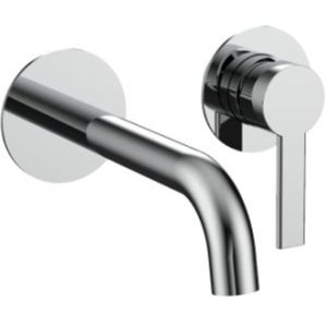 Rondo inbouw wastafelmengkraan chroom