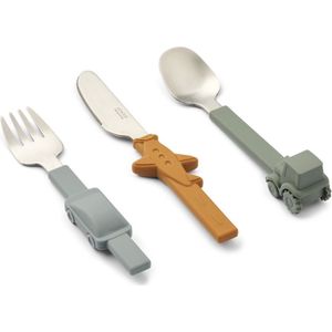 Liewood Tove cutlery set Blue fog mix