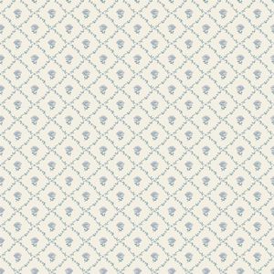Laura Ashley vliesbehang Kate Pale Seaspray blauw