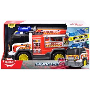 Dickie Toys - Brandweerwagen - Opvouwbare ladder - Licht en geluid - Vanaf 3 jaar