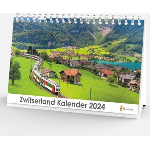 Bureaukalender 2024 - Zwitserland - 20x12cm - 300gms