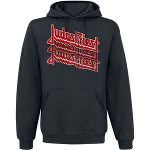 Judas Priest Fading Repeat Logo Trui met capuchon zwart XL Heren