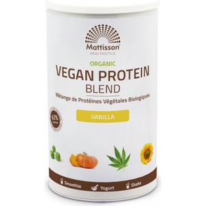 Mattisson Organic vegan protein blend vanilla