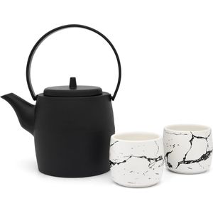 Bredemeijer - Theeset Kobe - Gietijzeren theepot 1.2L met twee kopjes